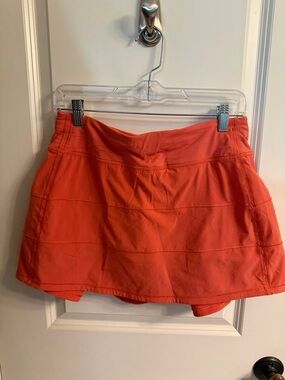lululemon athletica Orange Active Skort
